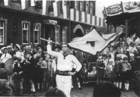 Bodendorfer Kirmes 1955: Fähnrich F. Clever